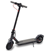 Huitich electric Crony m365 aluminium scooter in black with grey handle grips and red brake cables